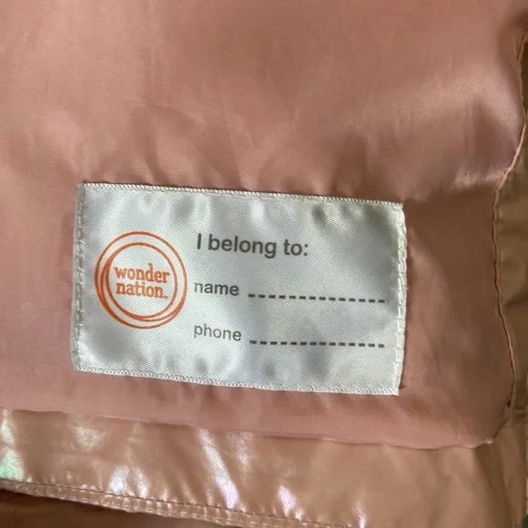 ❤️ Wonder Nation Girls Rain Jacket Size XXL/18 #240 - Picture 8 of 12